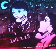 湖北武漢動(dòng)漫沙畫表演 湖北武漢動(dòng)漫沙畫表演